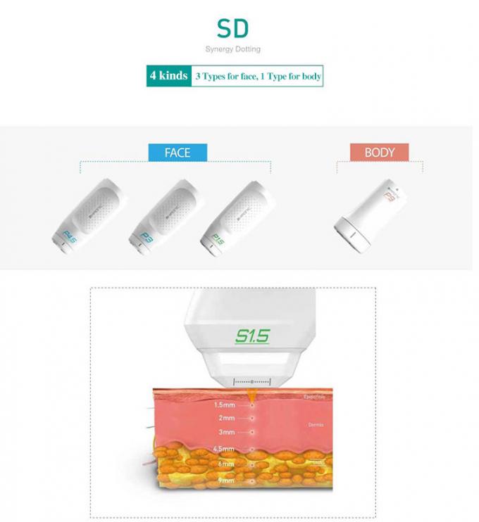 Multi-functional MFU RF  HIFU Machine for Face and Body Skin Tightening and Lifting with 4 Handles and 10 Cartridges