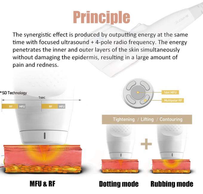 Multi-functional MFU RF  HIFU Machine for Face and Body Skin Tightening and Lifting with 4 Handles and 10 Cartridges