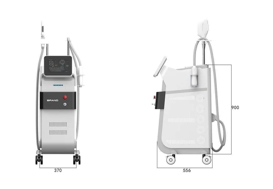 Commercial Laser Hair Tattoo Removal Machine 2 In 1 Diode Laser 808nm + Yag Laser 5320nm 1064 Nm