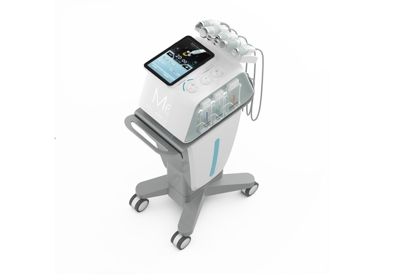 New M6 Facial Management Device Blackhead Removal Hydra Facial Dead Skin Removal Combined With Plasma, Mesotherapy gun