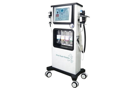 OxyGeneo Super Facial 7 In 1 With Hydro Dermabrasion Hydra Facial Skin Scrubber RF Ultrasonic Lifting Skin Tighten