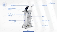 Spectrum DPL Machine For Sale Dual Handles Multi Functional Skin Rejuvenation Machine Newest Ipl Laser Technology