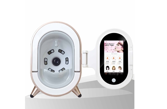 3D Magic Mirror Max Facial Skin Analysis Device : Skin Spot, Pore, Moisture, Texture, Wrinkle Detection For Cosmetic Use