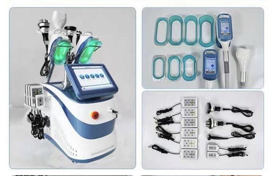 2025 New Portable 7 In 1 Cryolipolysis Ultrasonic Liposuction Cavitation Rf Slimming Machine Lipo Laser fat melting