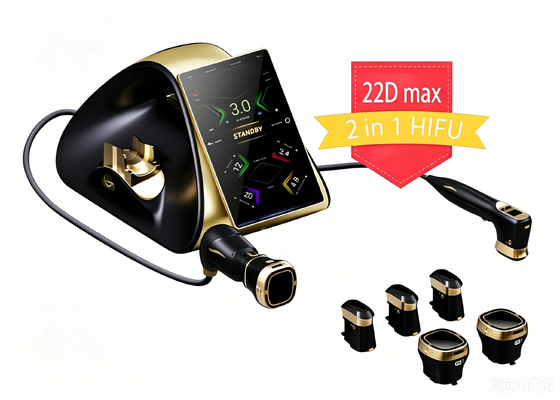 22D HIFU Skin Tightening Liposonic Machine 8D/13D/22D Optional Facial Body Slimming Beauty Device High Intensity Focus Ultrasound HIFU 22D Max