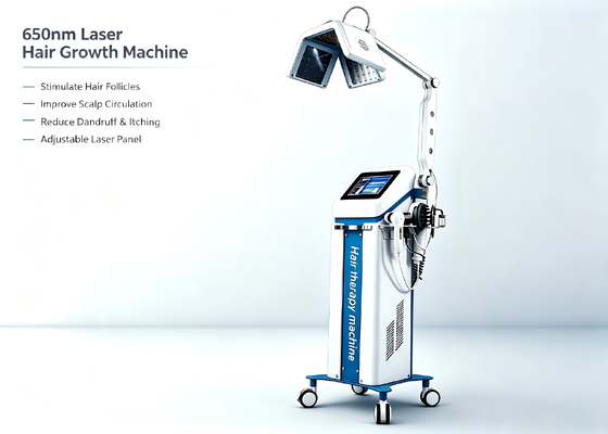 Professional Laser Beauty Machine with Multi Functional System for Hair Regrowth Scalp Hydration and Relief of Itching and Dandruff