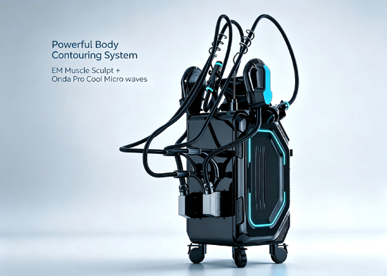 Powerful Body Contouring System | 2‑In‑1 Em Muscle Sculpt Neo Emslim + Onda Pro Cool Waves Microwaves