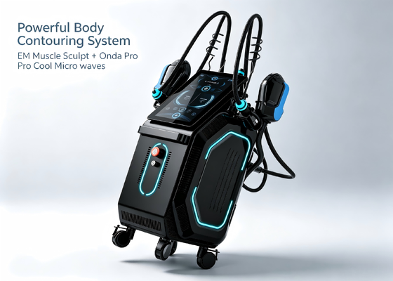 Professional Body Slimming Machine Dual Technologies EMS Body Sculpting Neo + Onda Pro Micro Cool Waves to Build Muscle and Reduce Fat with