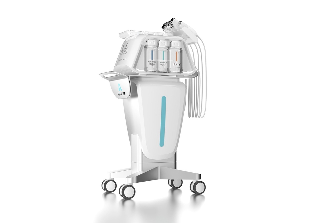 M6 Skin Management System Plasma Skin Hydra Facial Aqua Peel Micro Dermabrasion Machine With Mesogun Needle Free