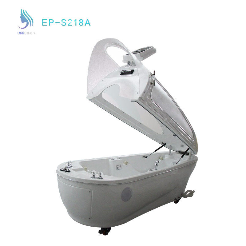Far Infrared Sauna Spa Capsule / LED Light Therapy Bed For Dry Steam+ Water Shower+Bubble Bath+Ozone +Wet Sauna