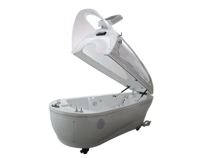 Infrared Therapy+Herbal steam bath + Bubble bath and water jet surfing mulfitunction spa capsule