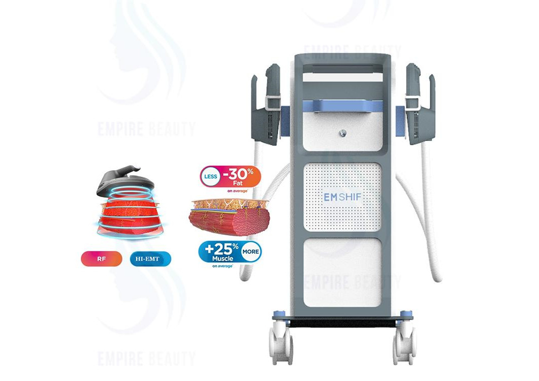 EM Sculpting HIFEMS Eletromagnetic Slimming Machine EMSlim NEO RF 4 Handles Burn Fat And Build Muscle Without Exercising